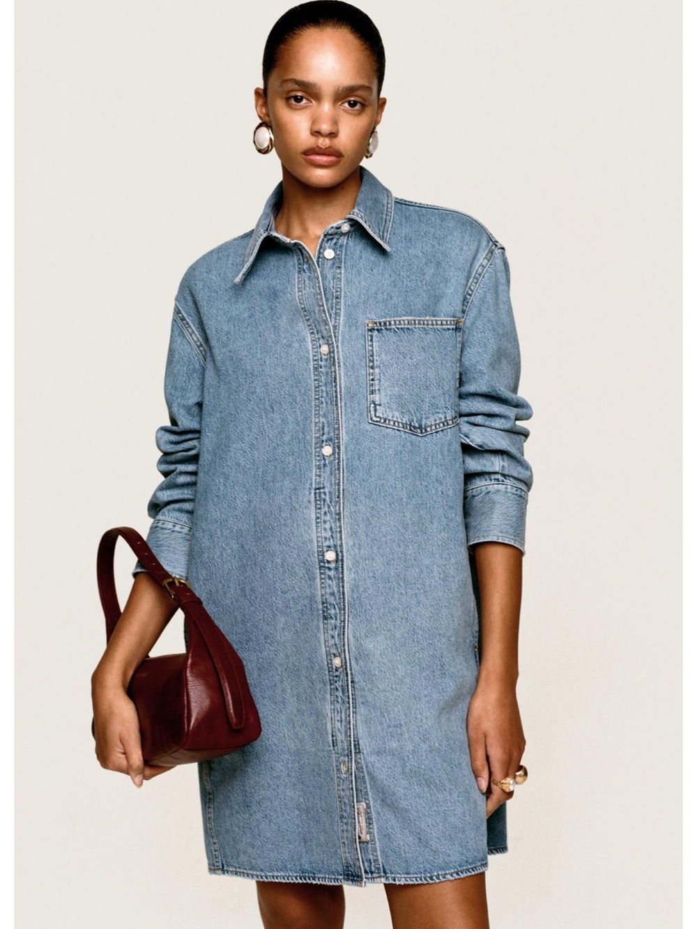 WILLY CHAVARRIA X ZARA ELONGATED LEATHER
BAG